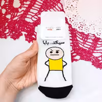 جوراب مچی فونت نخ و پنبه ضد حساسیت و بو اندازه 44 تا 36 