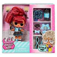 عروسک دخترانه لول سوپرایز LOL Surprise سری HAIR مدل مو عنابی کد P/580348/AB