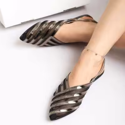 صندل زنانه. صندل پلاتینی