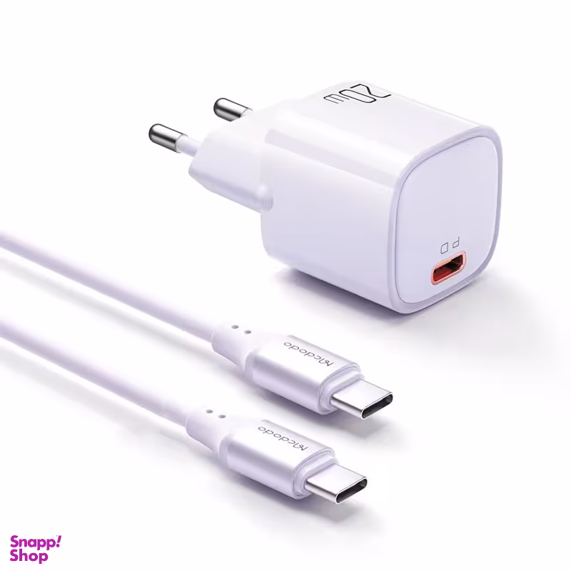 شارژر دیواری فست شارژ مک دودو مدل CH-404 3A PD 20W به همراه کابل Type-C