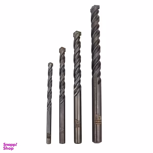 مته الماسه مدل کوییک کد YP-AL-GRANITE-STEEL-5-7-9-12MM سایز 5-12 میلی متر مجموعه 4 عددی