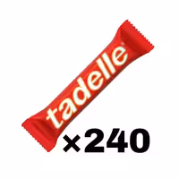 شکلات  شیری  فندقی  30 گرمی  tadelle ( عددی 240 )