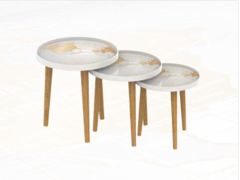 میز عسلی شوبرت طرح 4101E