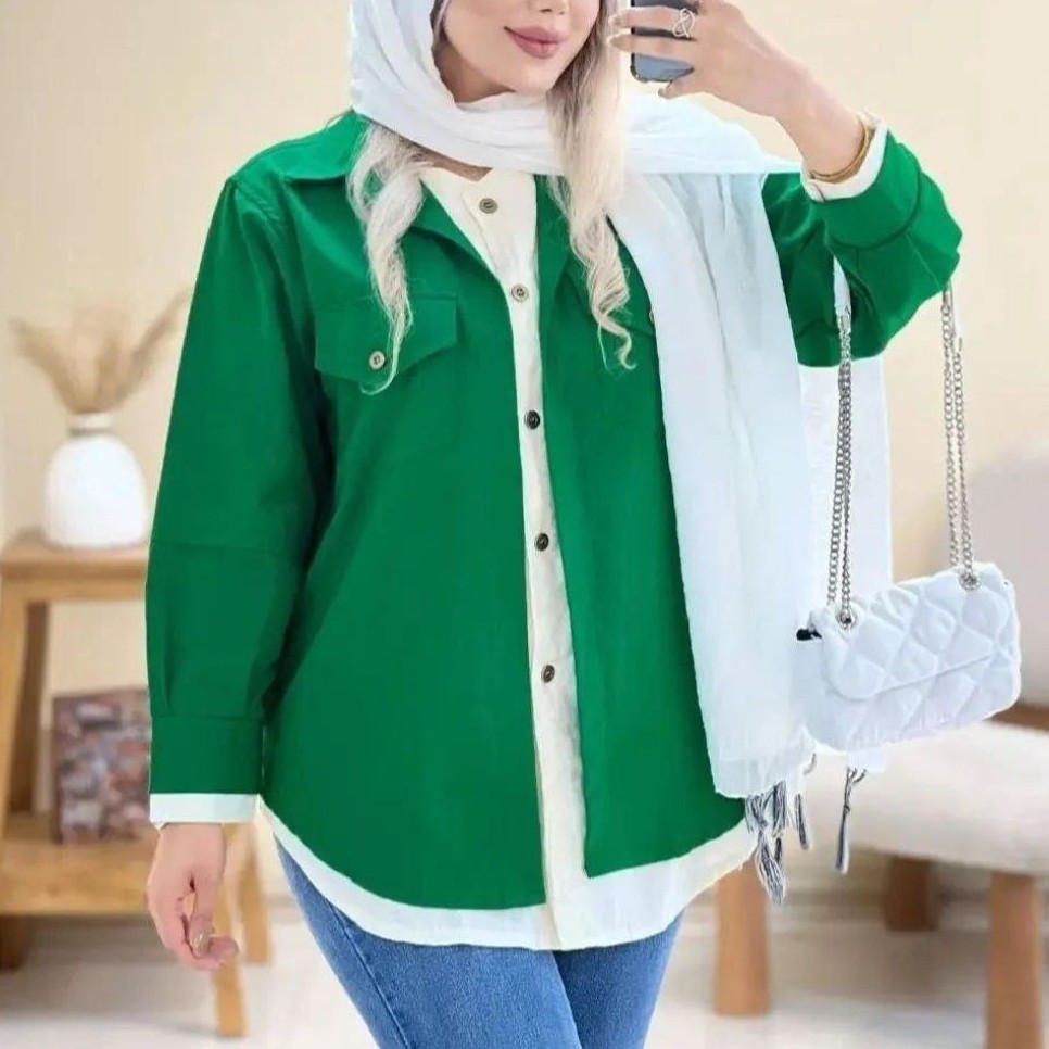 شومیز مانتویی، شومیز زنانه، مانتو زنانه، کیفیت بالا و تنخور شیک ترند سال