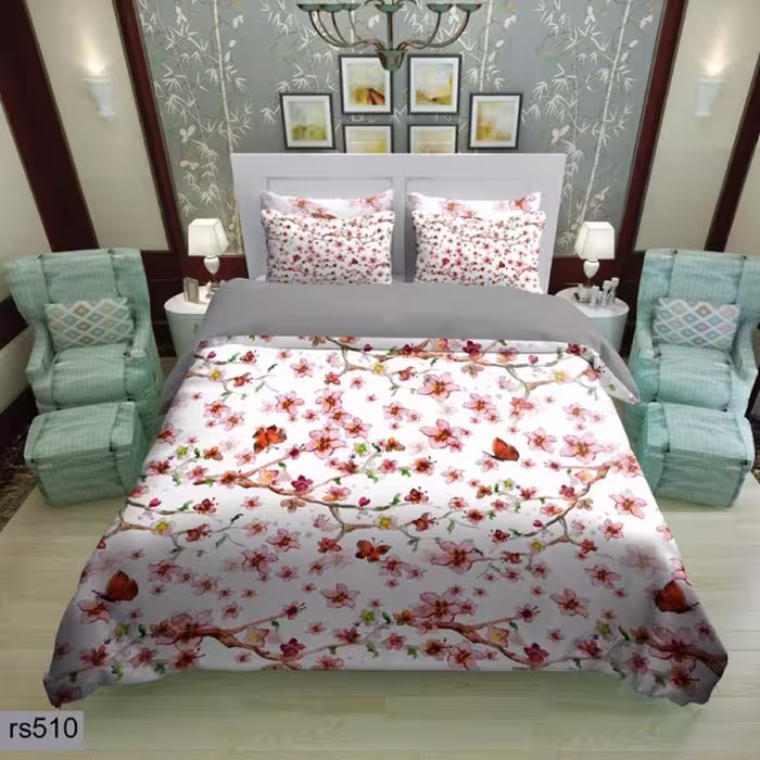 سرویس روتختی 2 نفره تنسل چاپی برندترک لند(Turk Land) rs 510