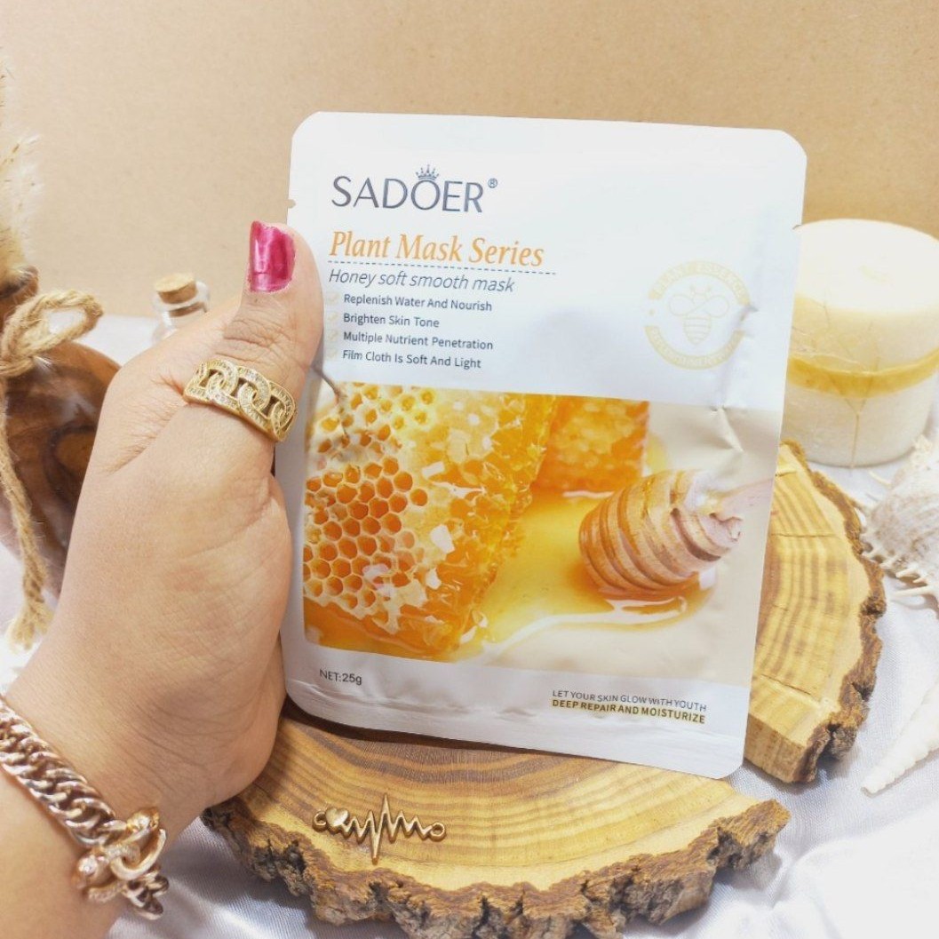 ماسک صورت ورقه ای عسل سادور Sadoer