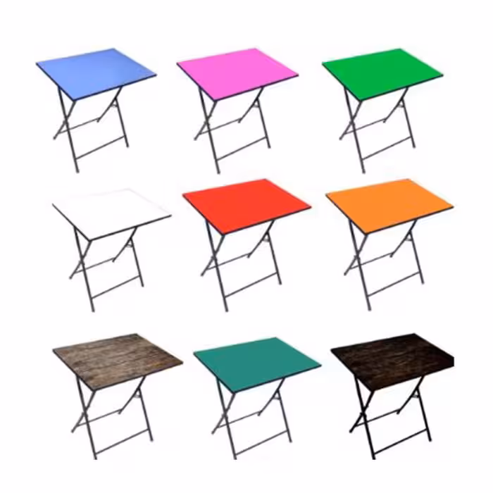 میز تحریر تاشو پایه بلند مدل 60 (رنگ قرمز) 