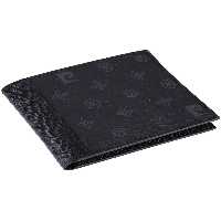 کیف پول مشکی مردانه موتیف 2230s Pierre Cardin