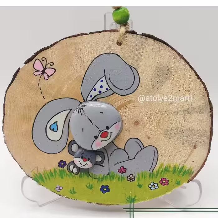 تابلو خرگوشی اتاق کودک 2