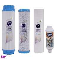 فیلتر دستگاه تصفیه آب آکوآ اسپرینگ مدل F-S7-B3G مجموعه 3 عددی به همراه رسوب گیر گلیتز