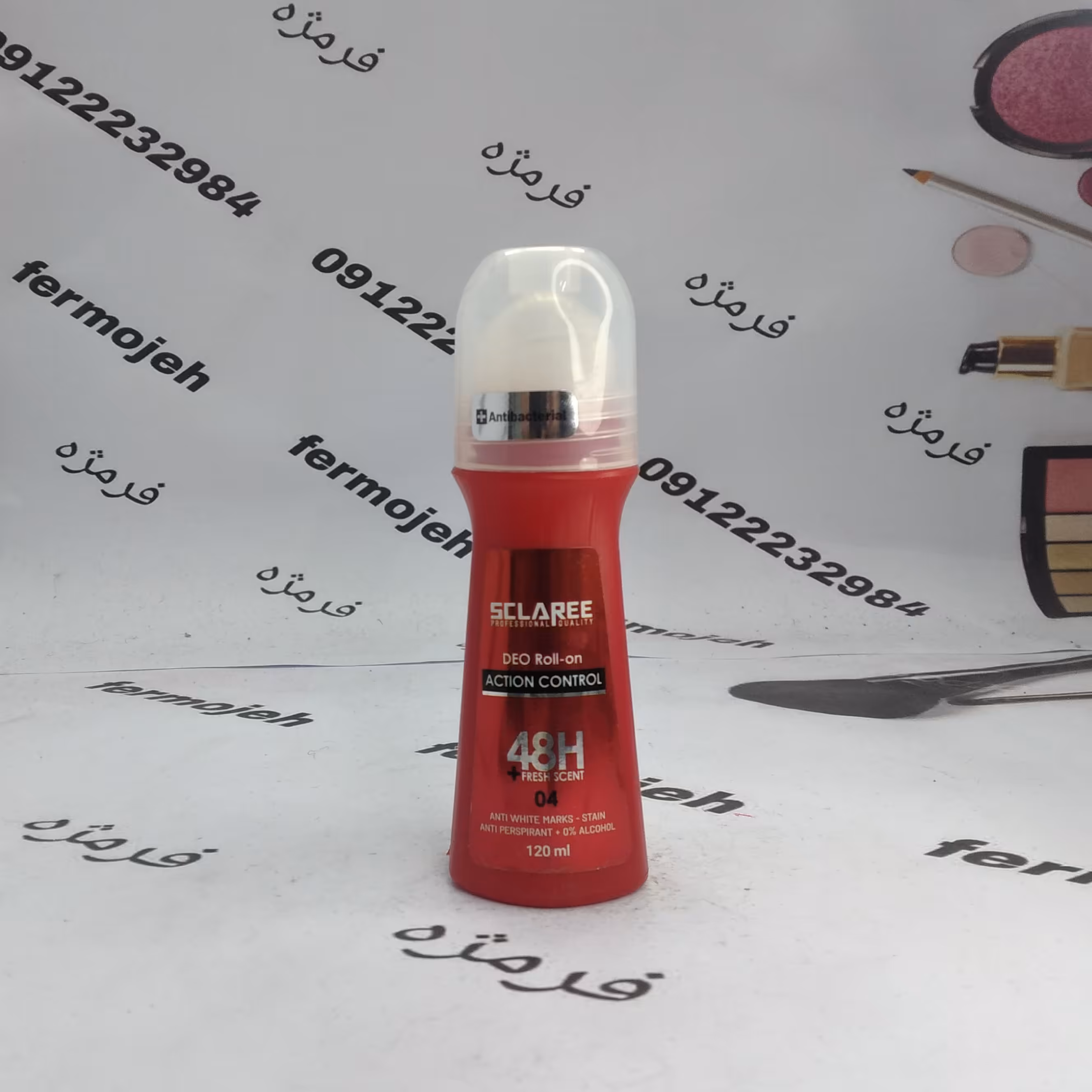 مام رول ضد تعریق اسکلاره مدل قرمز Red حجم 120 میلی لیتر