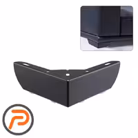 پایه فلزی ال 5 سانتیمتر مشکی