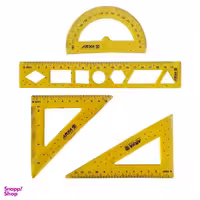 ست خط کش ژله ای 8038