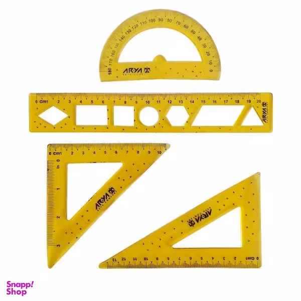 ست خط کش ژله ای 8038