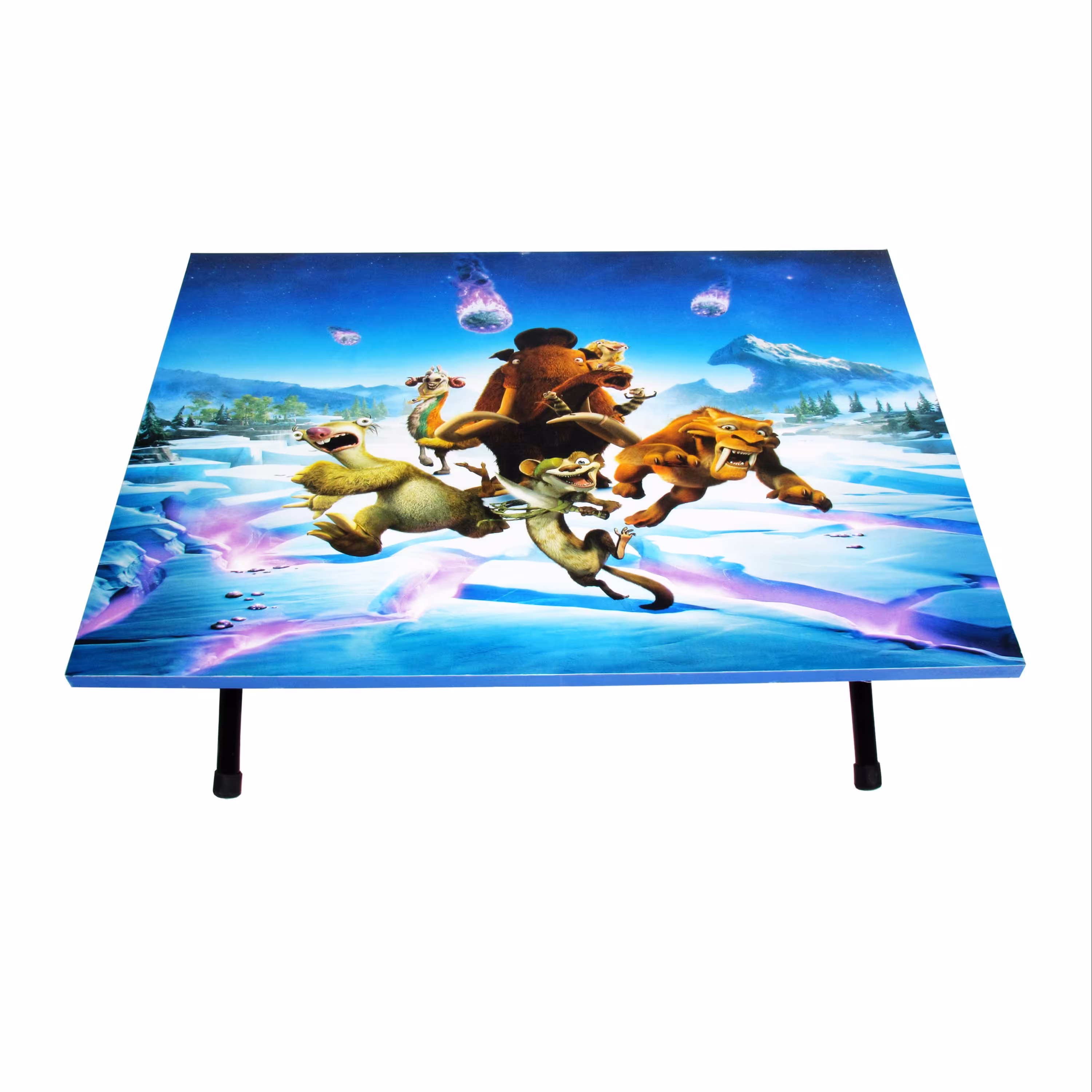 میز تحریر پایه کوتاه میزیمو طرح عصریخبندان کد 3201