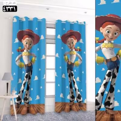 پرده تصویری طرح جسی اسباب بازی