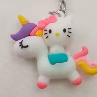 جاسویچی سیلیکونی کیتی و اسب شاخ دار با بند