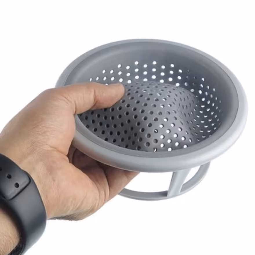 تفاله گیر  سیلیکونی سینک سبد تفاله گیر سیلیکونی تخلیه  آسان به همراه پایه
