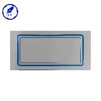 برچسب دور آبی 50 برگی سایز 4.5×9 سانتیمتر وارداتی 10 بسته