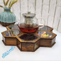 تیبگ شش ضلعی چوبی وارمردار سایز بزرگ