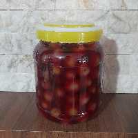 ترشی گوجه سبز تو سرخ (الوچه)
(850گرمی)