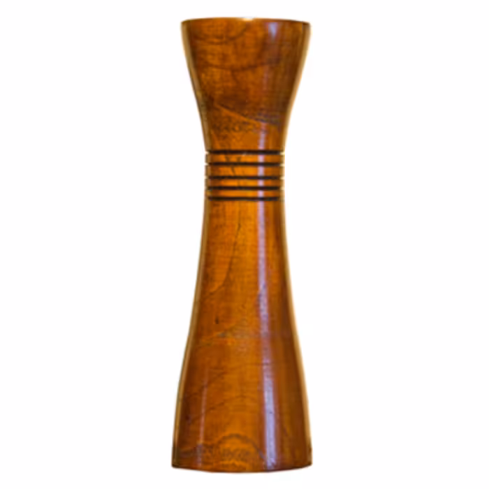 شمعدان چوبی کوچک طول 16 سانتی متر