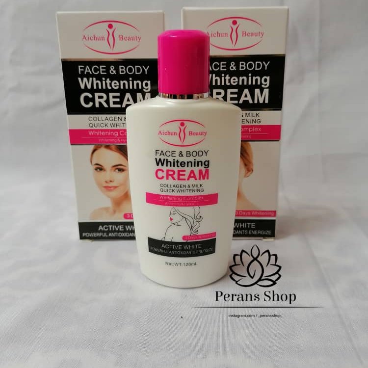 کرم سفید کننده صورت و بدن آیچون بیوتی 
AICHUN BEAUTY
