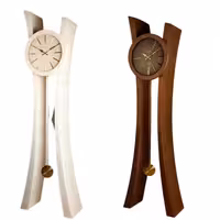 ساعت ایستاده سالنی برند لوتوس رنگ قهوه ای و سفید 