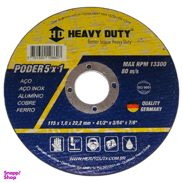 صفحه سنگ برش استیل هوی دیوتی مدل 5x1 مجموعه 5 عددی