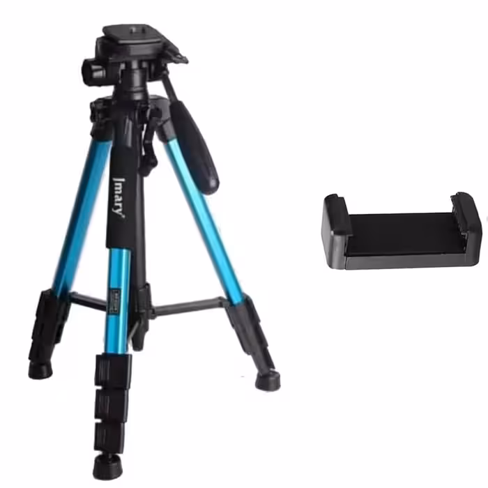 سه پایه دوربین عکاسی جیماری آبی Jmary Tripod KP-2234 به همراه هولدر
