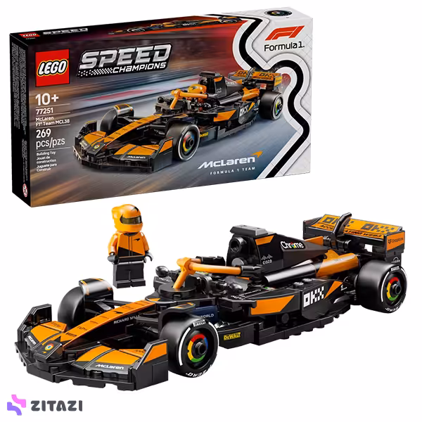 لگو سری اسپید مدل McLaren F1 Team MCL38 Race Car کد 77251