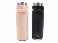 فلاسک استیل حجم 600 میلی لیتر دارای توری صافی به همراه دسته