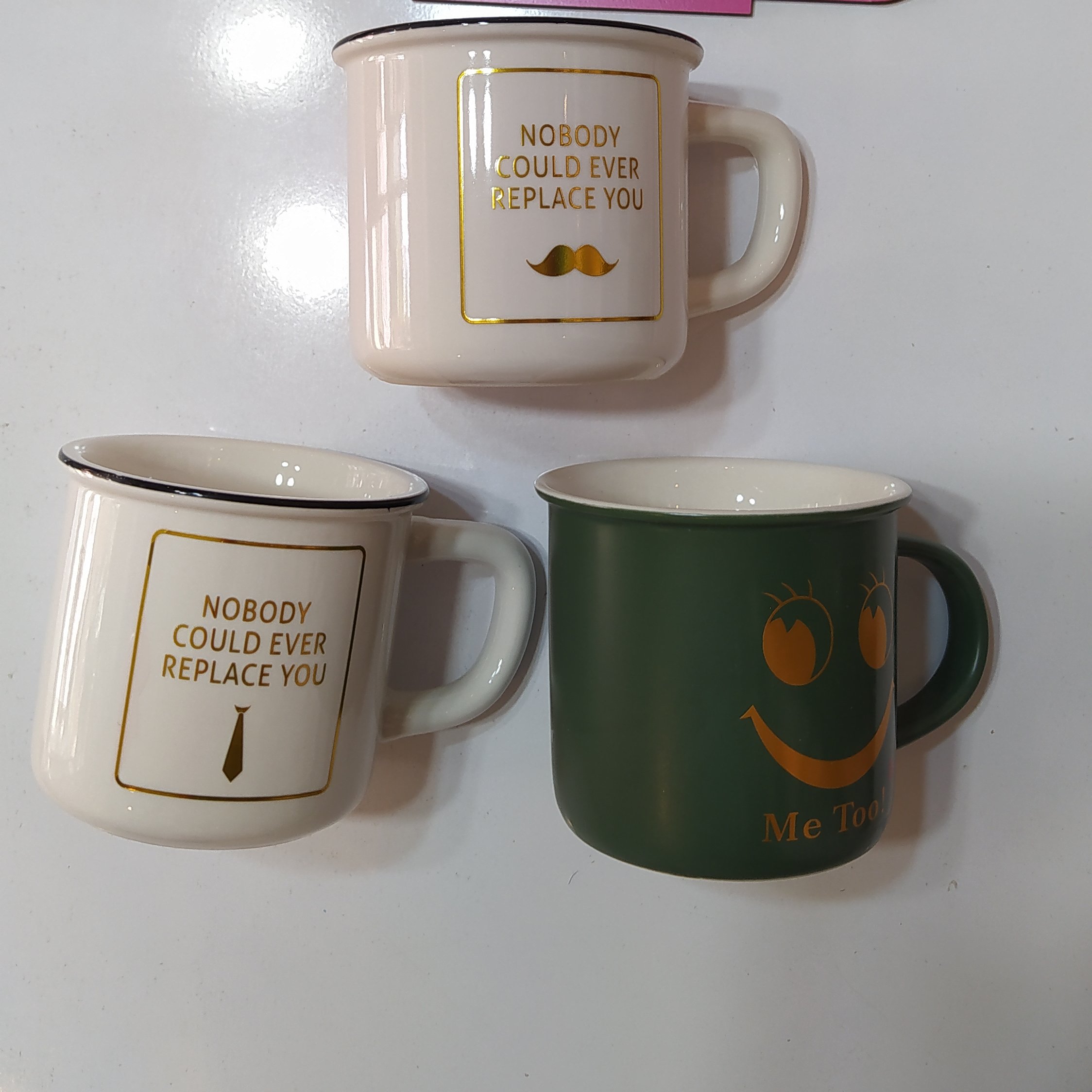 🙂ماگ طرح لبخند🙂 دارای رنگ بندی و طرح بندی ❤️مناسب برای استفاده روزانه