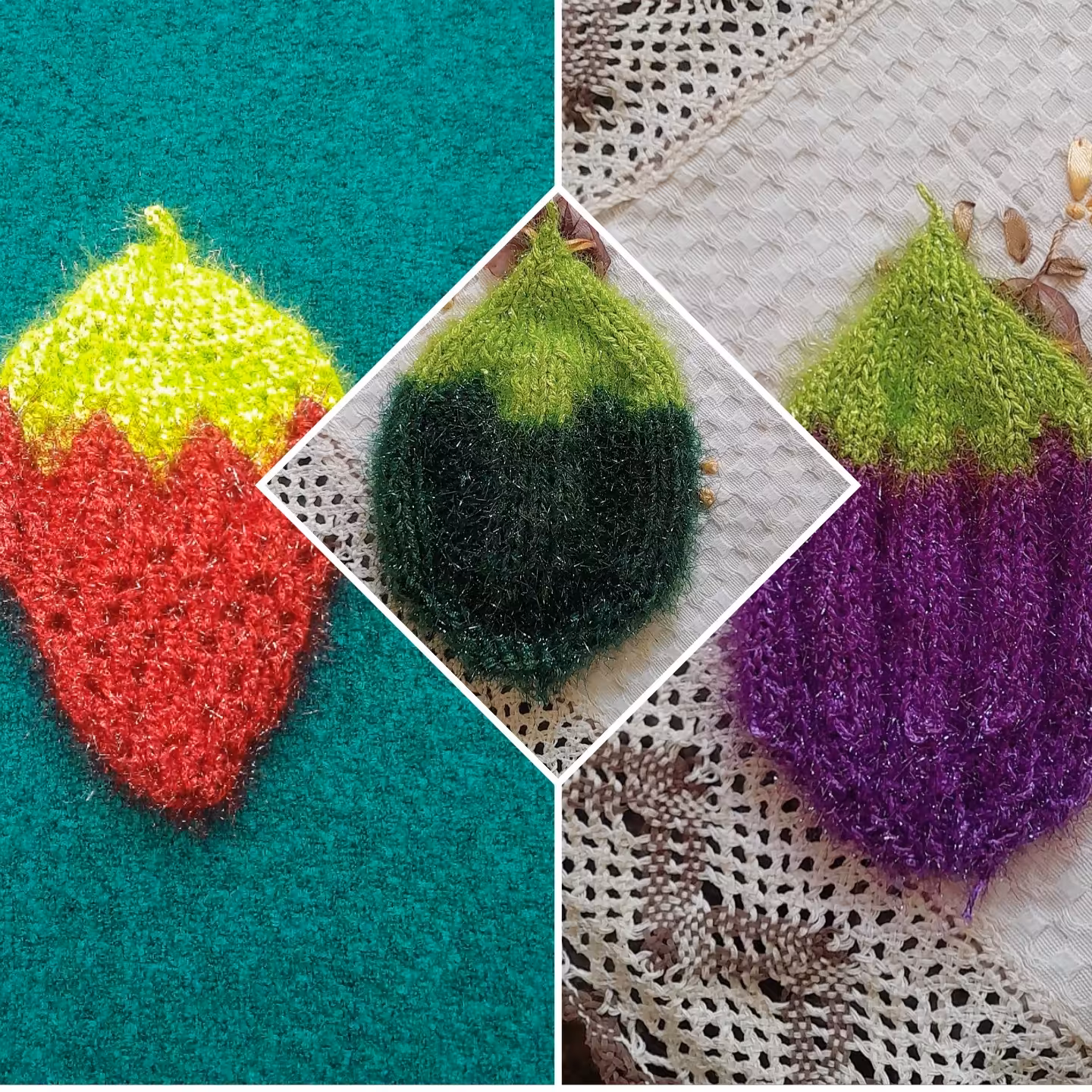 اسکاچ توت فرنگی بادمجان و فلفل دلمه ای پک 6تایی