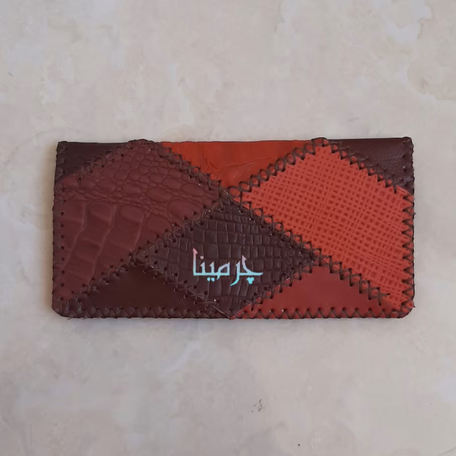 کیف پول چرم دو لت چهل تیکه