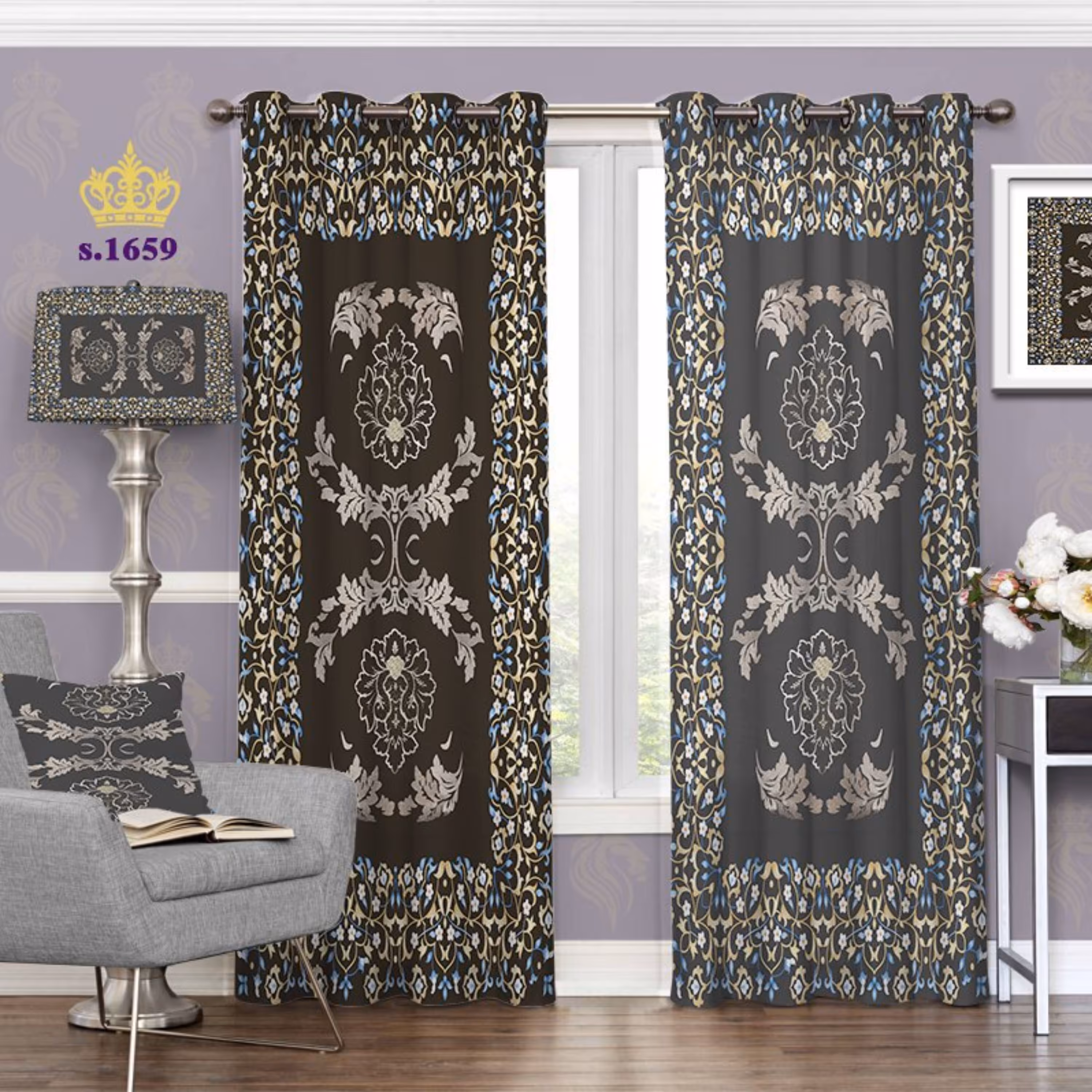 پرده چاپی تصویری -  کد 1659