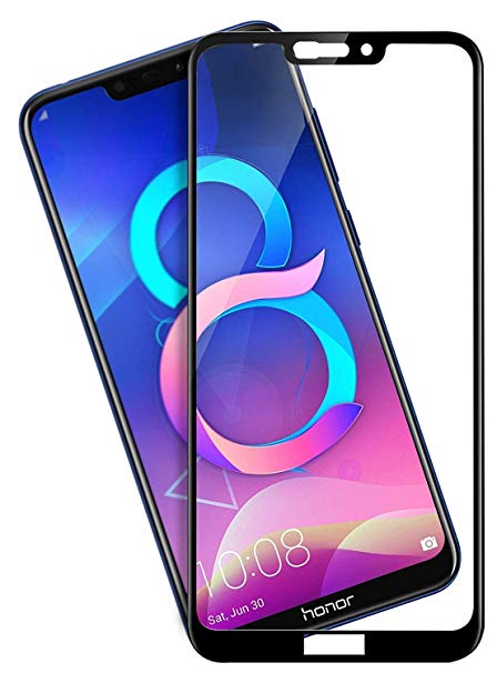 گلس نانو برای هوآوی HUAWEI HONOR 8C فول کاور و تمام چسب