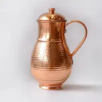 پارچ مسی درب دار نانو میراث زنجان سایز 2
