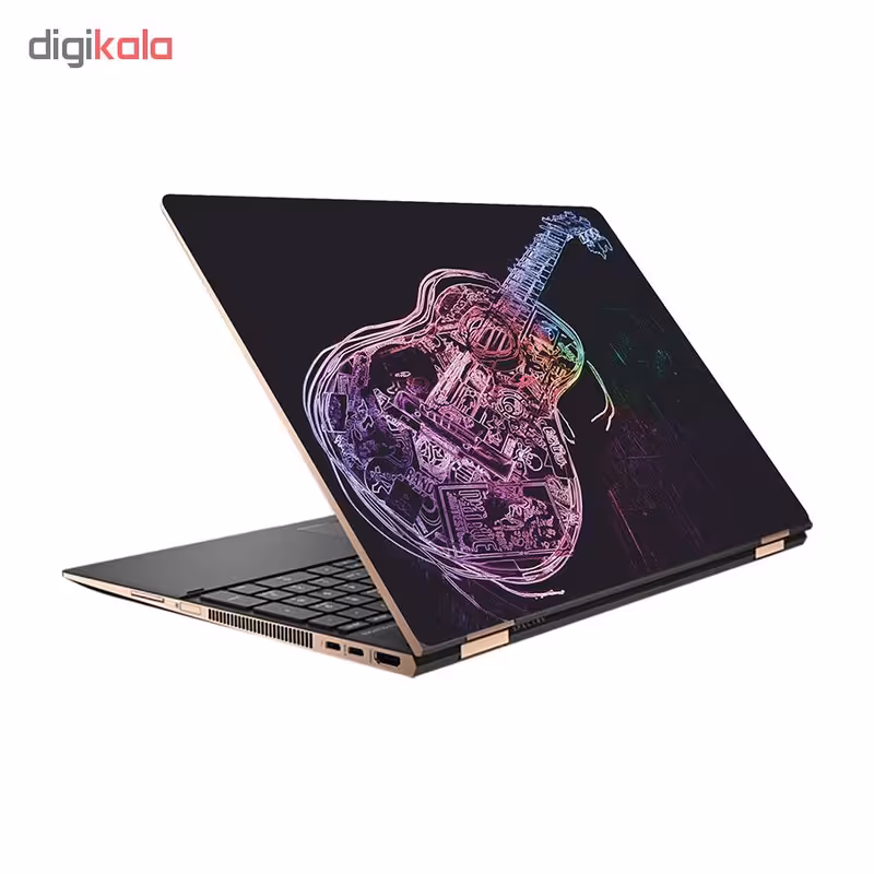 استیکر لپ تاپ طرح Guitar کد 03 مناسب برای لپ تاپ 15.6 اینچ