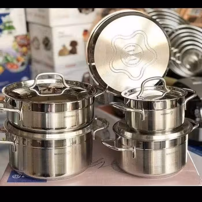 سرویس قابلمه استیل کرکماز 9 پارچه(ارسال رایگان )