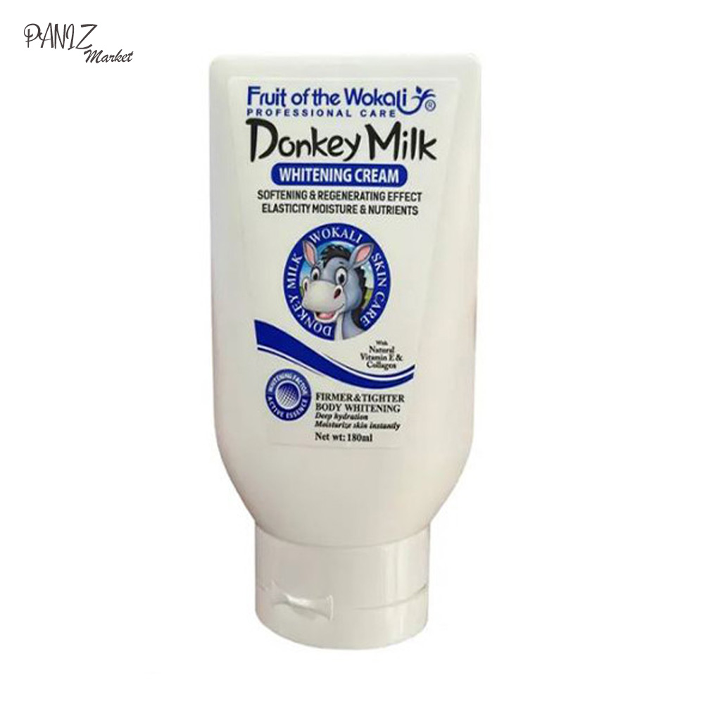 کرم سفید کننده و آبرسان شیر الاغ ( خر ) وکالی