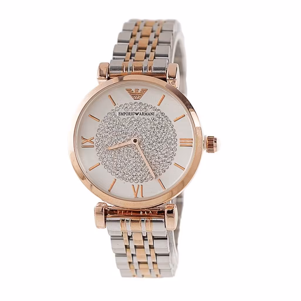ساعت مچی زنانه امپریو آرمانی EMPORIO ARMANI  باجعبه و باتری 