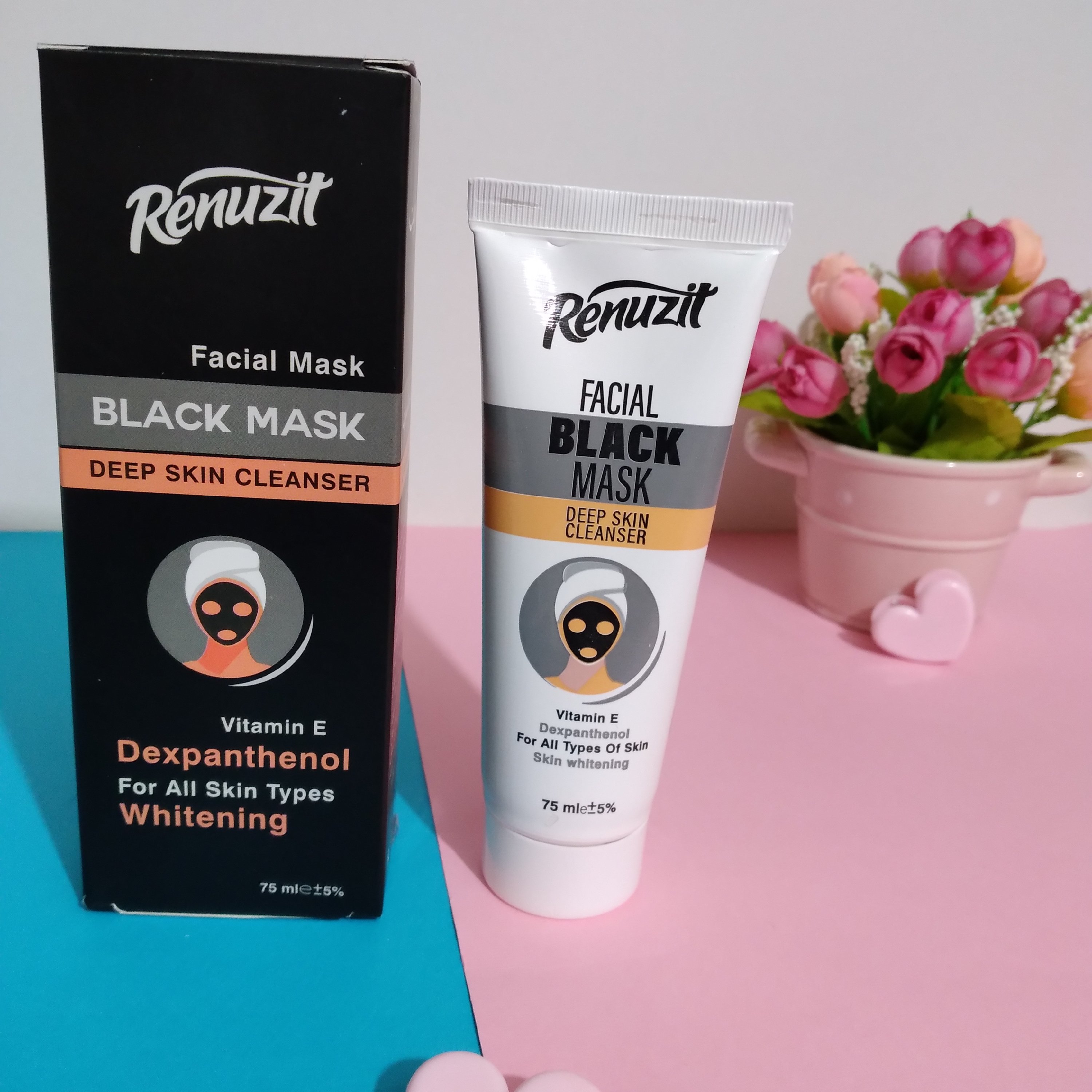 ماسک سیاه صورت حجم 75میل