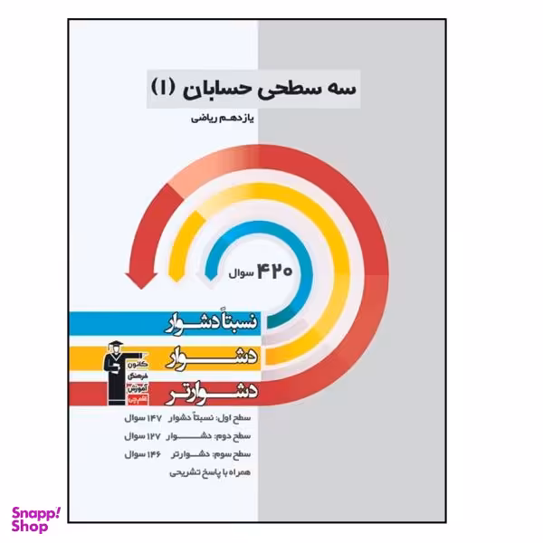 کتاب سه سطحی حسابان پایه یازدهم اثر جمعی از نویسندگان نشر قلم چی