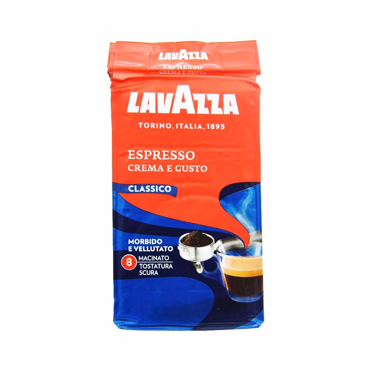 پودر قهوه اسپرسو کرم گوستو کلاسیک ( شماره 8 ) 250 گرم لاواتزا - lavazza