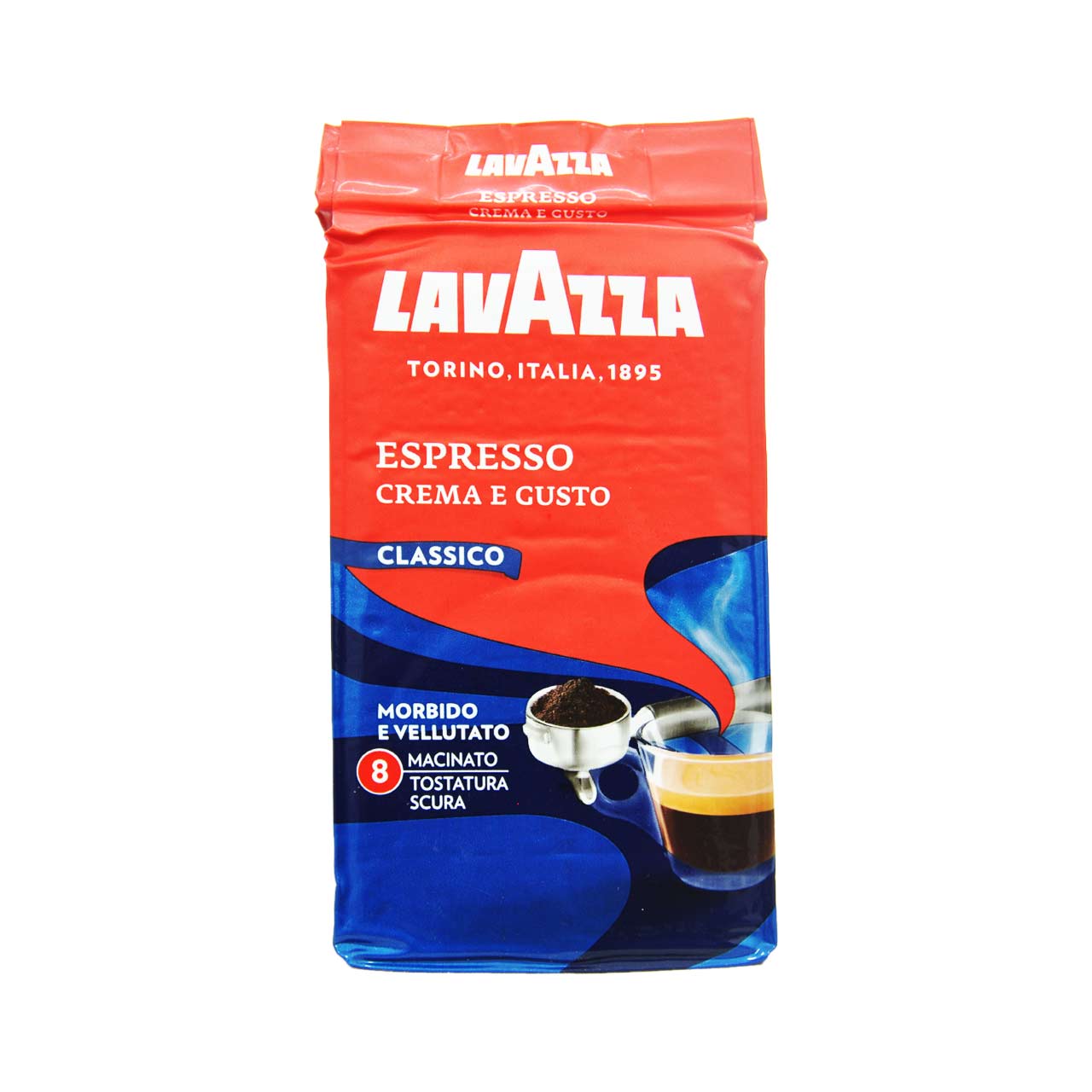 پودر قهوه اسپرسو کرم گوستو کلاسیک ( شماره 8 ) 250 گرم لاواتزا - lavazza
