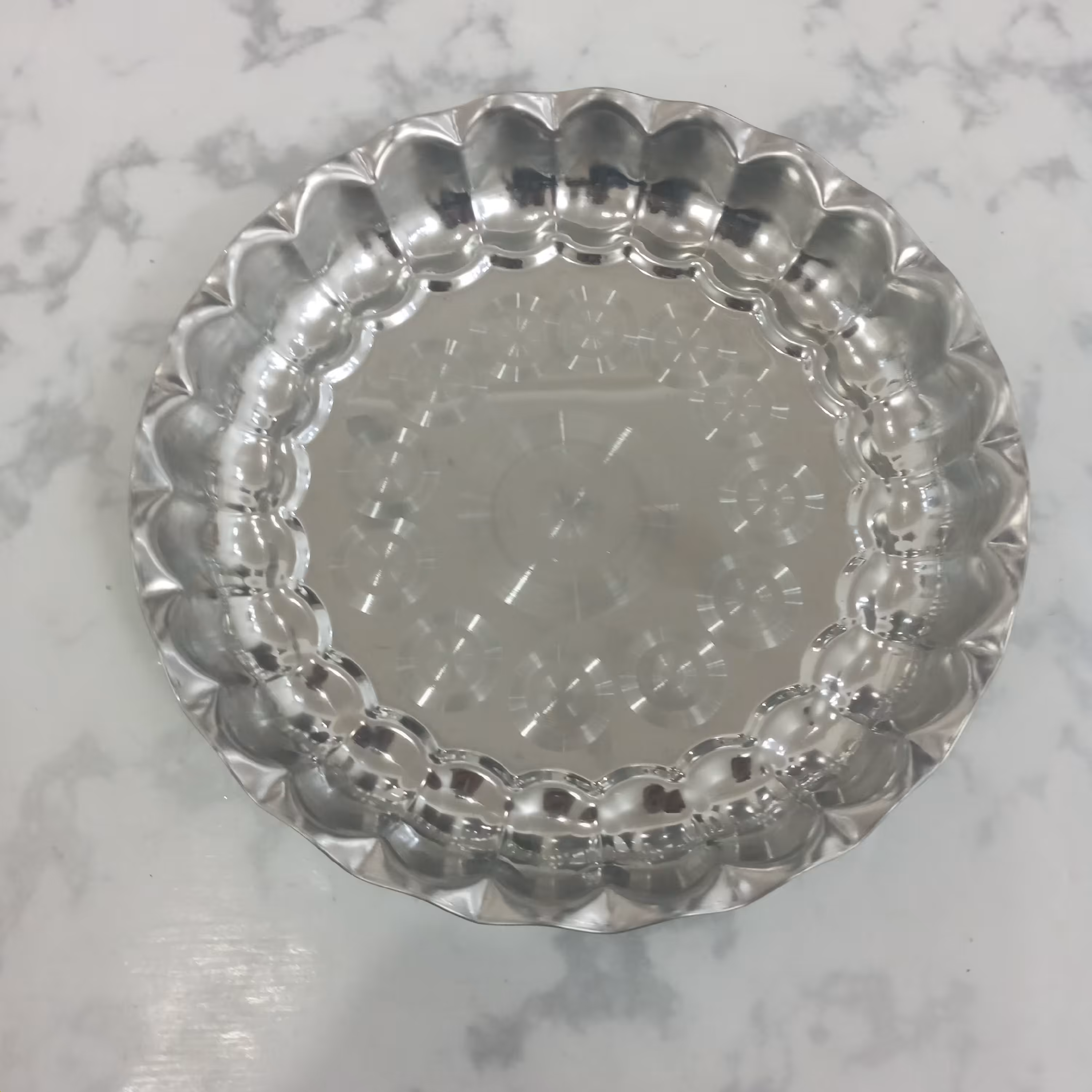 سینی استیل انگشتی سایز 20