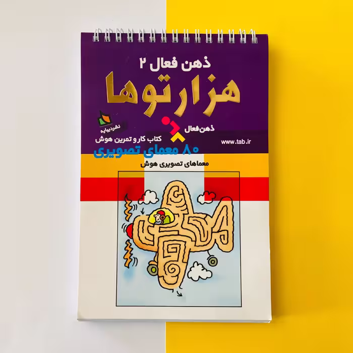 کتاب ذهن فعال 2 هزار توها 80 معمای تصویری هوش انتشارات دیبایه