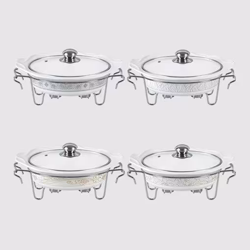 سوفله خوری چینی بیضی متوسط یونیک کد 8533