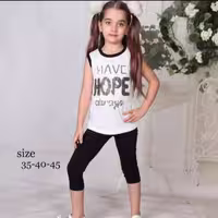 ست بلوز و شلوار دخترانه پولک دوزی hope  نخ پنبه سایز 35 و 40 و 45 لباس بچگانه جنس و تنخور عالی(ارسال رایگان)